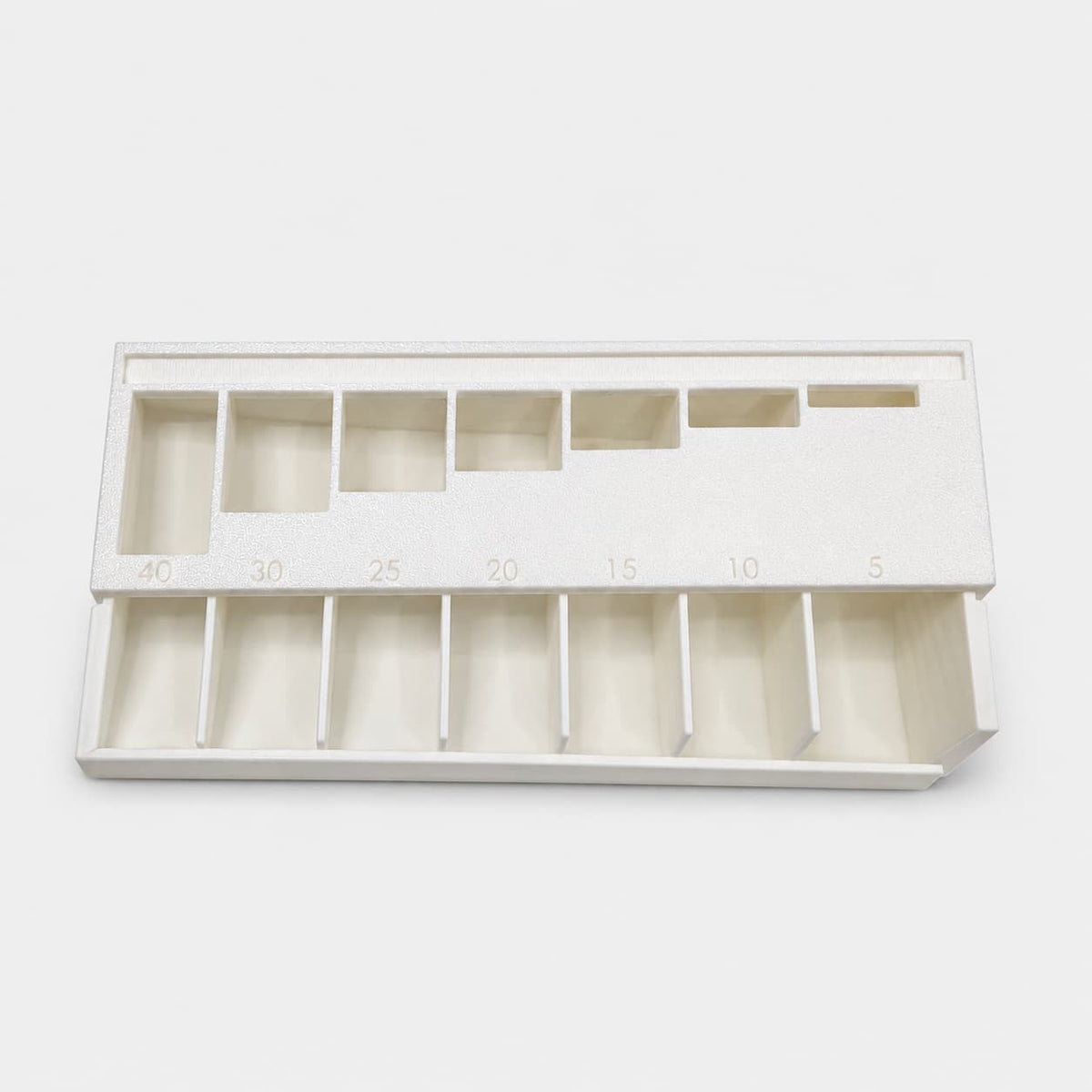 Bolt Organizer and Length Gauge 5–40 mm – 3D Printed
