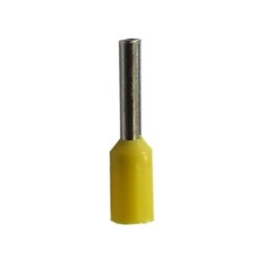 Кабелна ферулка 1 mm² – Жълта (50 бр.)