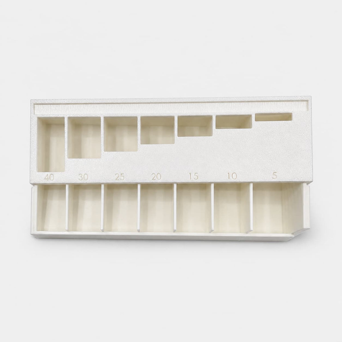 Bolt Organizer and Length Gauge 5–40 mm – 3D Printed