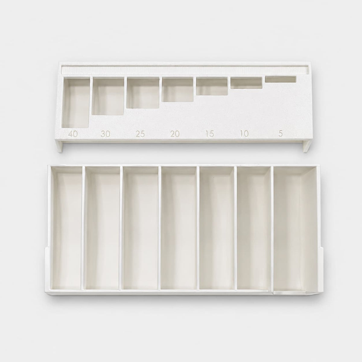 Bolt Organizer and Length Gauge 5–40 mm – 3D Printed