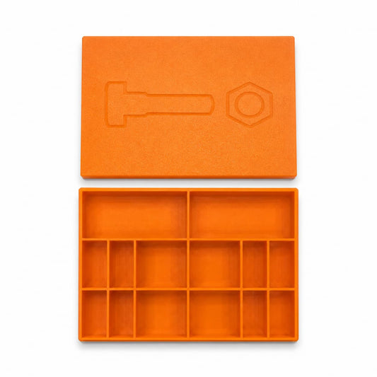 Small Parts Organizer - Nuts, Bolts, Washers - 14 Compartments