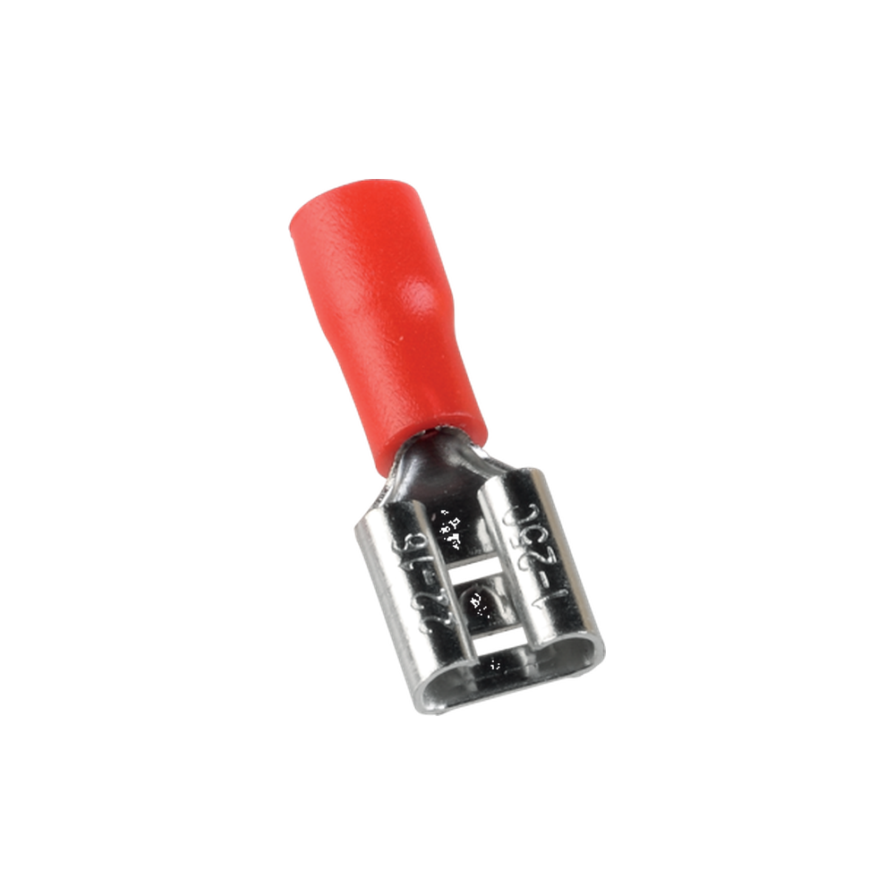 Кабелна обувка 1.25 mm² – Червена (женска) (50 бр.)