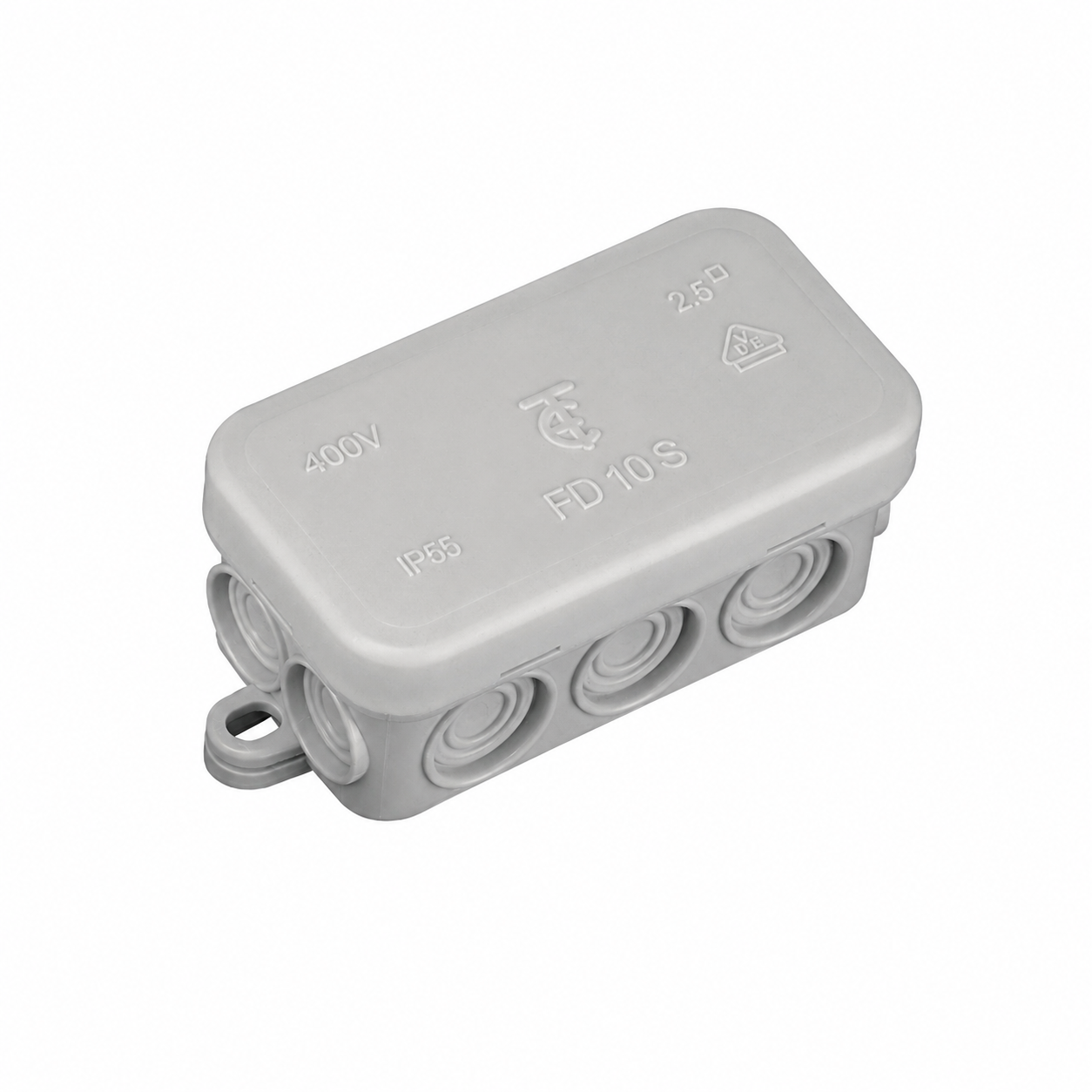 Разклонителна кутия FD 10 S 80×43×36mm IP55 сива
