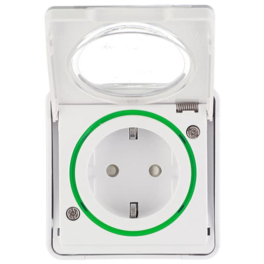 Schneider Mureva Styl контакт с детска защита IP55 бял (MUR39034)