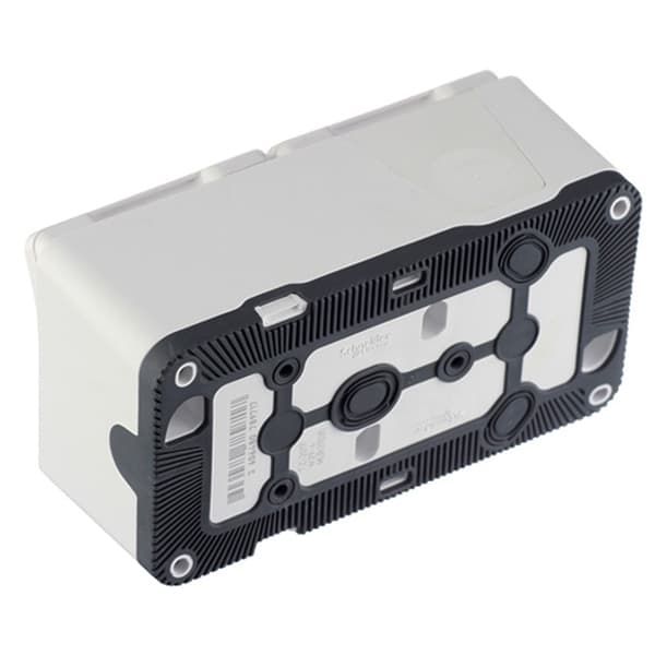 Schneider Mureva Styl двоен контакт с детска защита IP55, бял (MUR39035)
