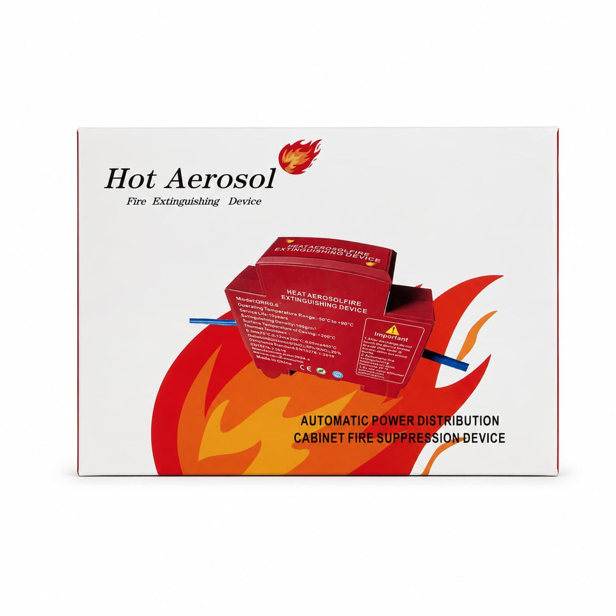Aerosol Fire Suppressor for Electrical Panels QRR0.01G