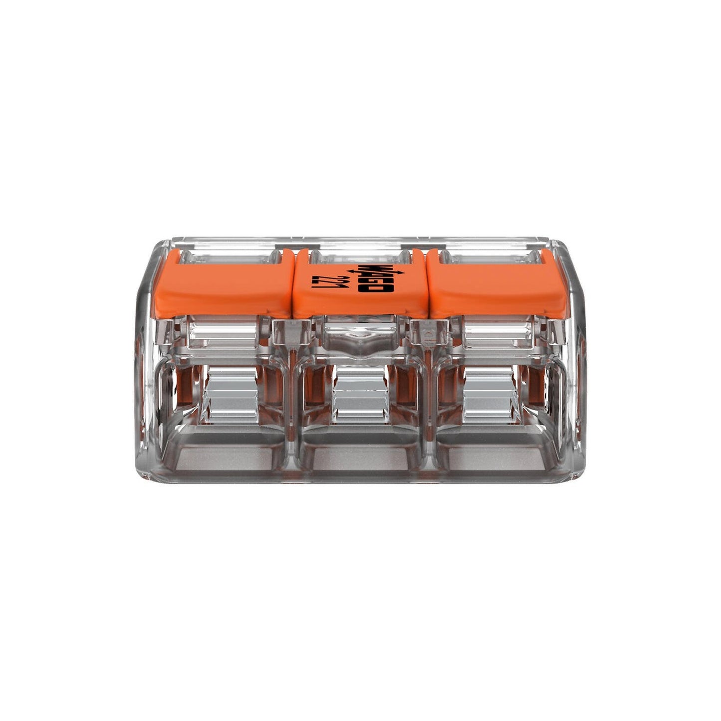 WAGO 221-413 Клема за 3 проводника 0.14–4 mm² (32A)