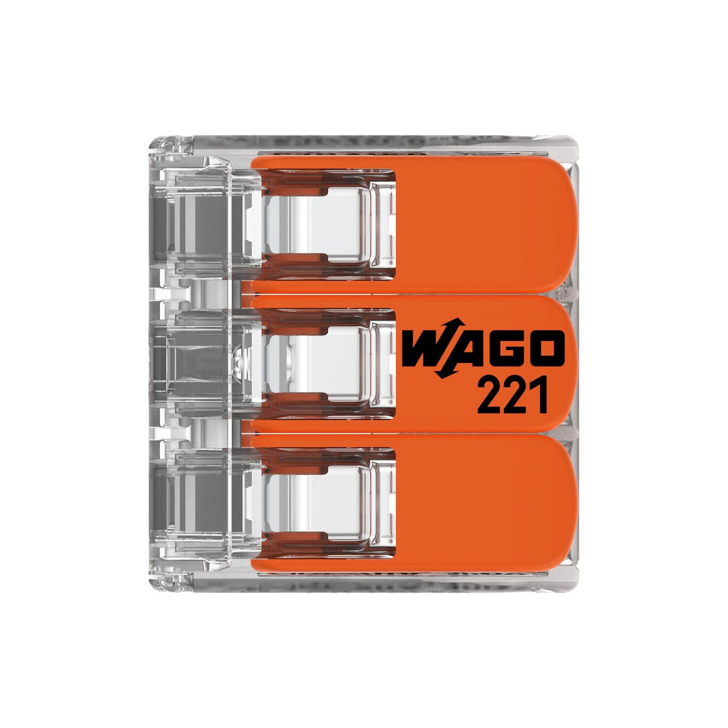 WAGO 221-413 Клема за 3 проводника 0.14–4 mm² (32A)