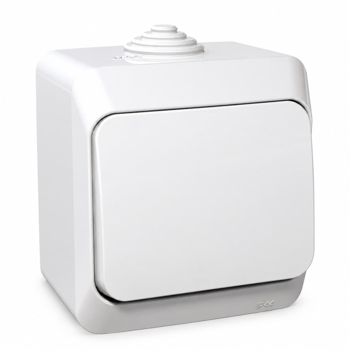 Schneider Cedar Plus ключ еднополюсен IP44 ОМ бял (WDE000510)
