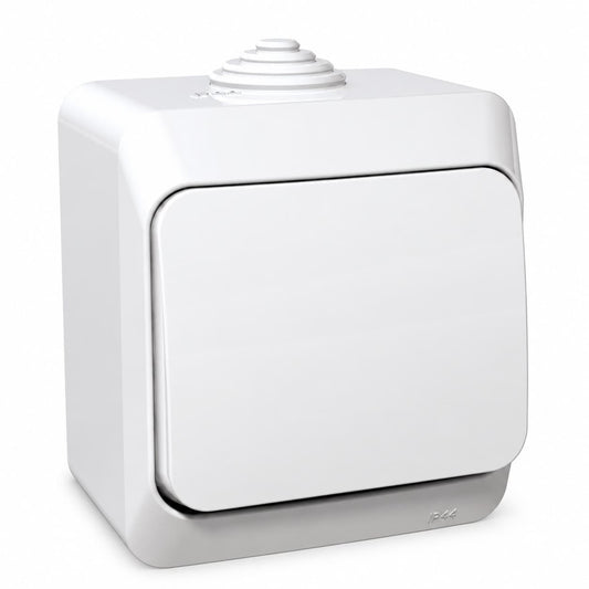 Schneider Cedar Plus девиаторен ключ IP44 ОМ бял (WDE000560)