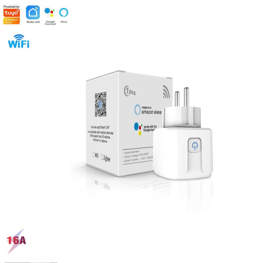 WiFi контакт с измерване на консумация 16A