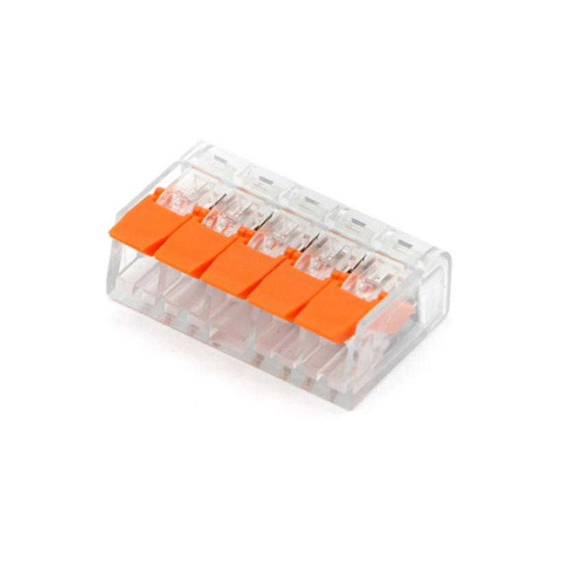 Компактна лостова клема PCT-415 – 5 проводника (0.08–4 mm²)