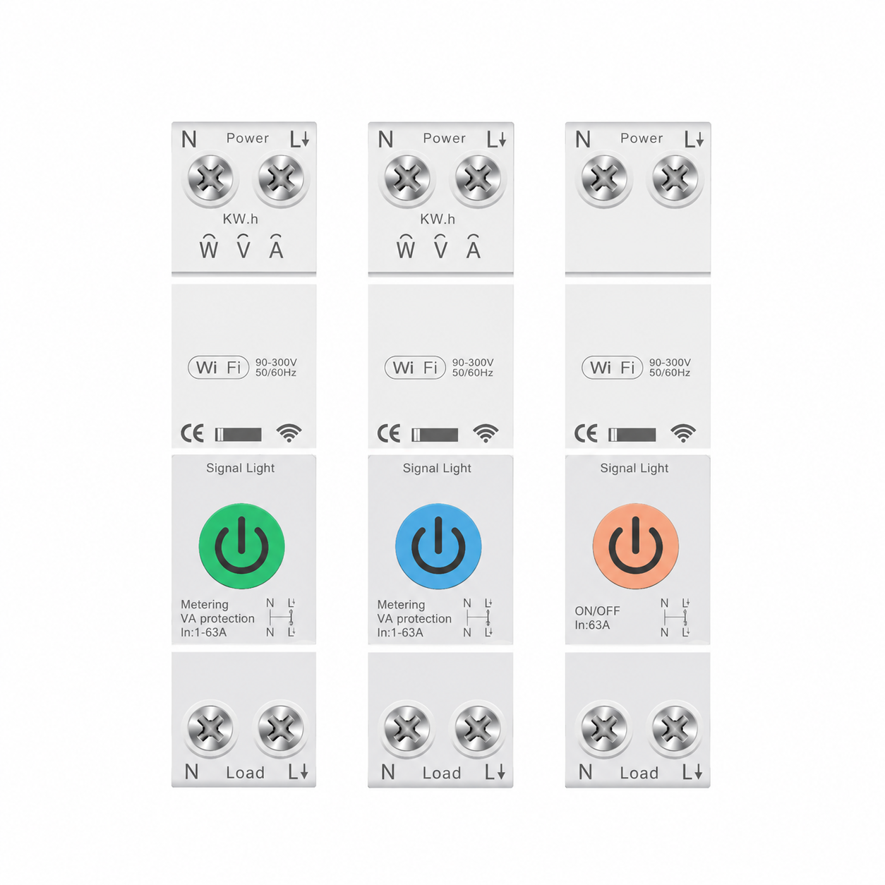 Wifi автоматичен прекъсвач 1P 1-63A с мониторинг
