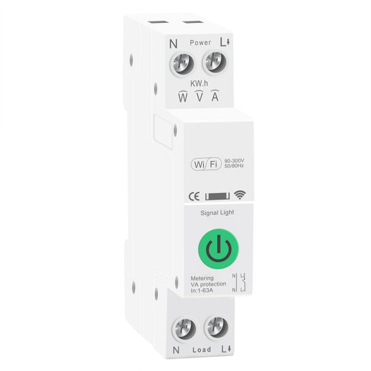 Wifi автоматичен прекъсвач 1P 1-63A с мониторинг